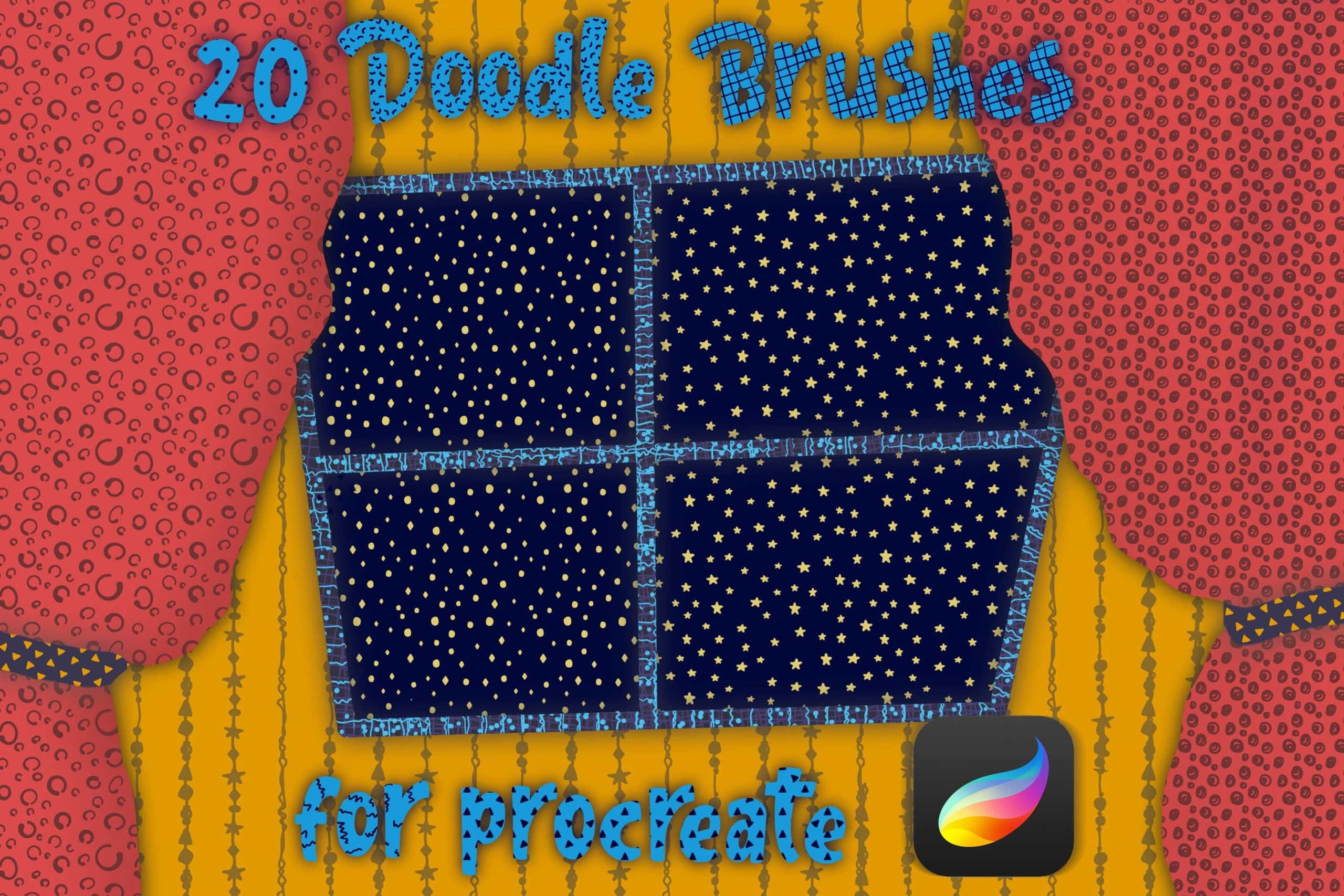 20 Pattern Texture Doodle Brushes
