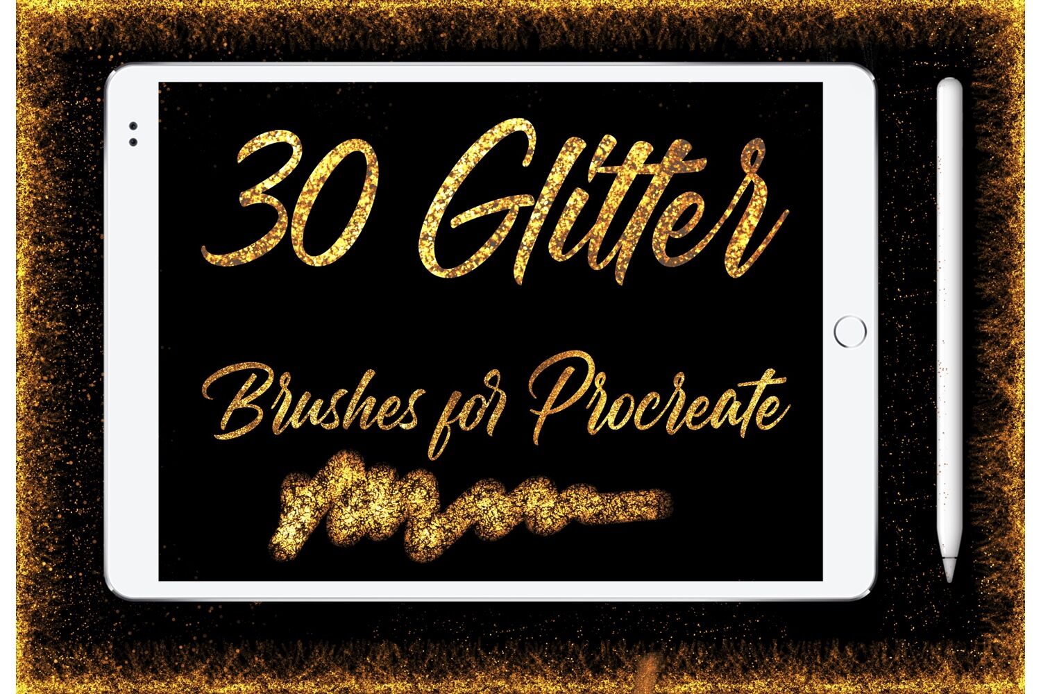30 Glitter Brushes