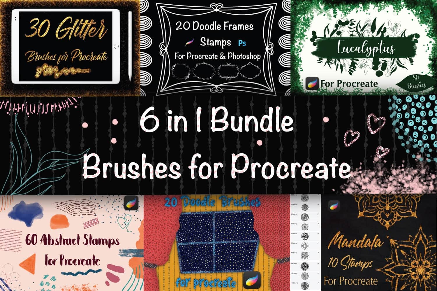 Bundle Brushes 6 in 1