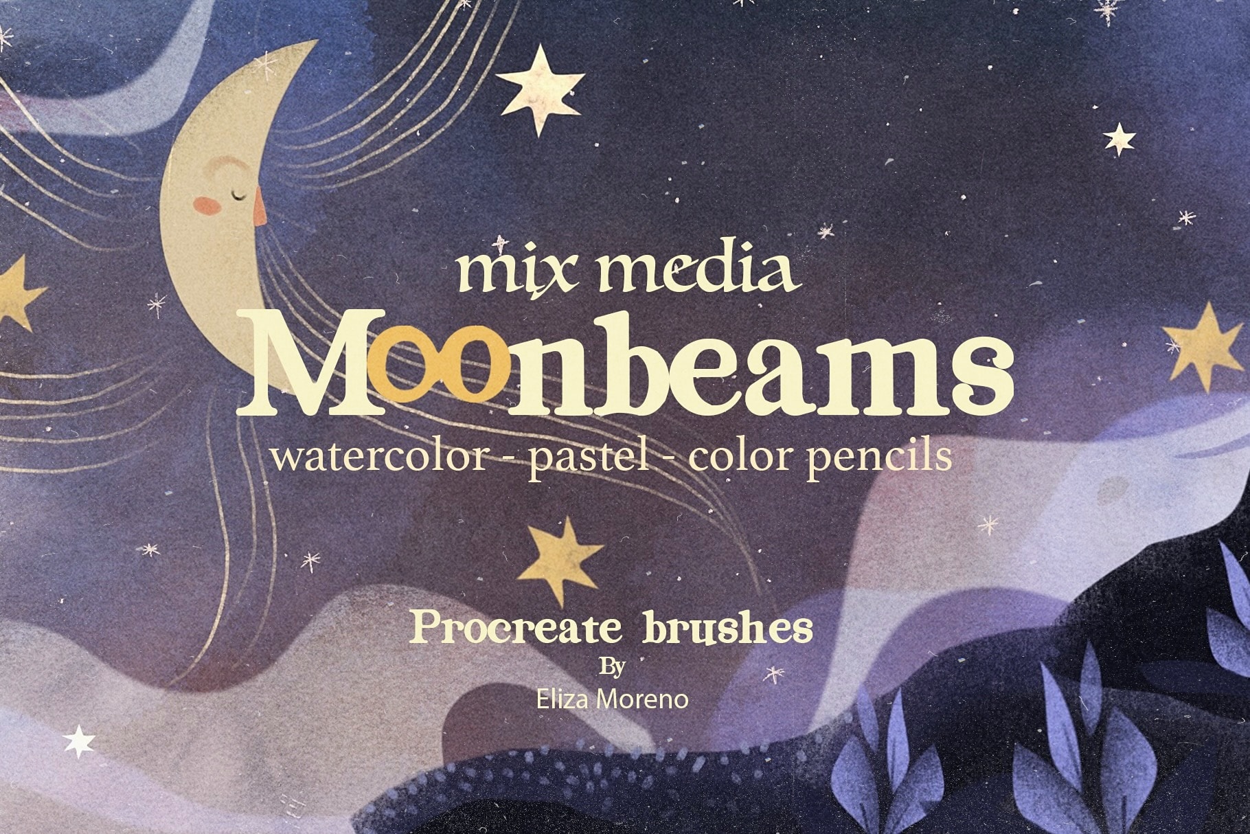 Moonbeams Mix Media Brushes