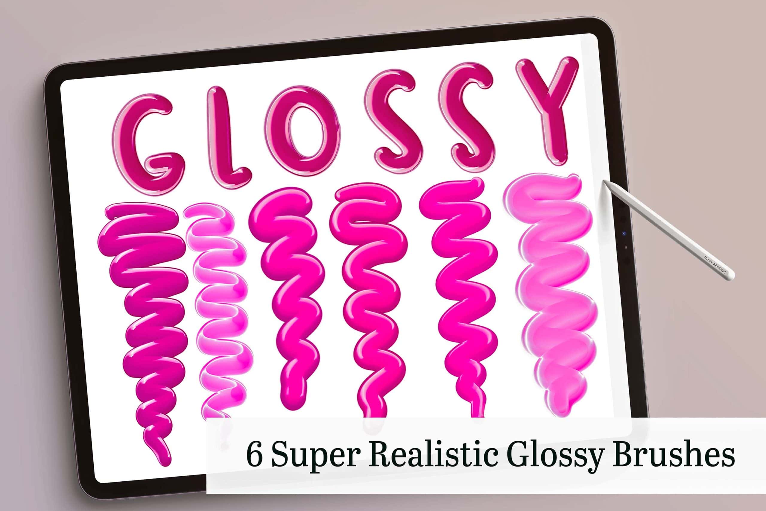 Juicy Gloss Brushes for Procreate(7)
