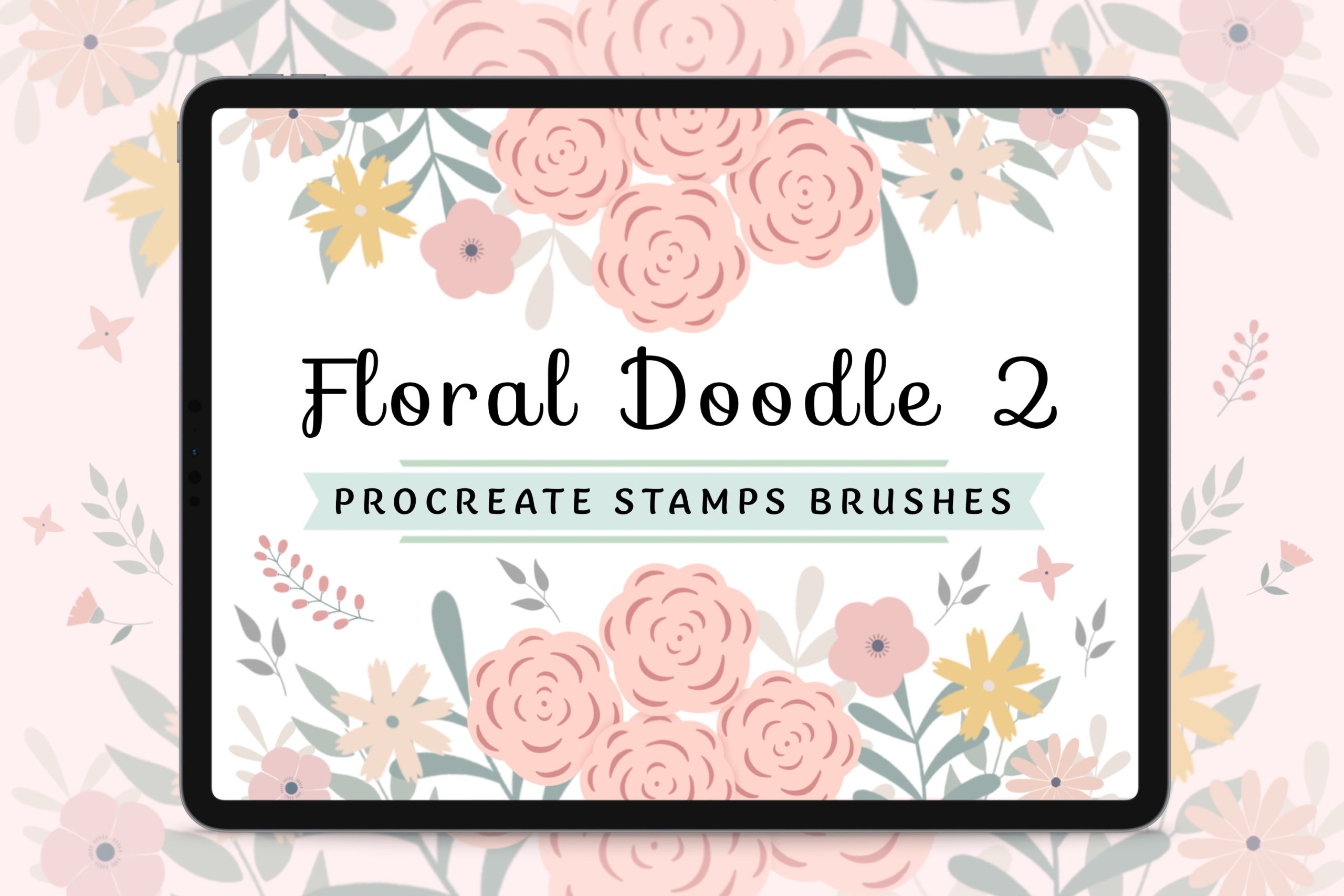 Stamps Brushes – Procreate Floral Doodle Vol.2