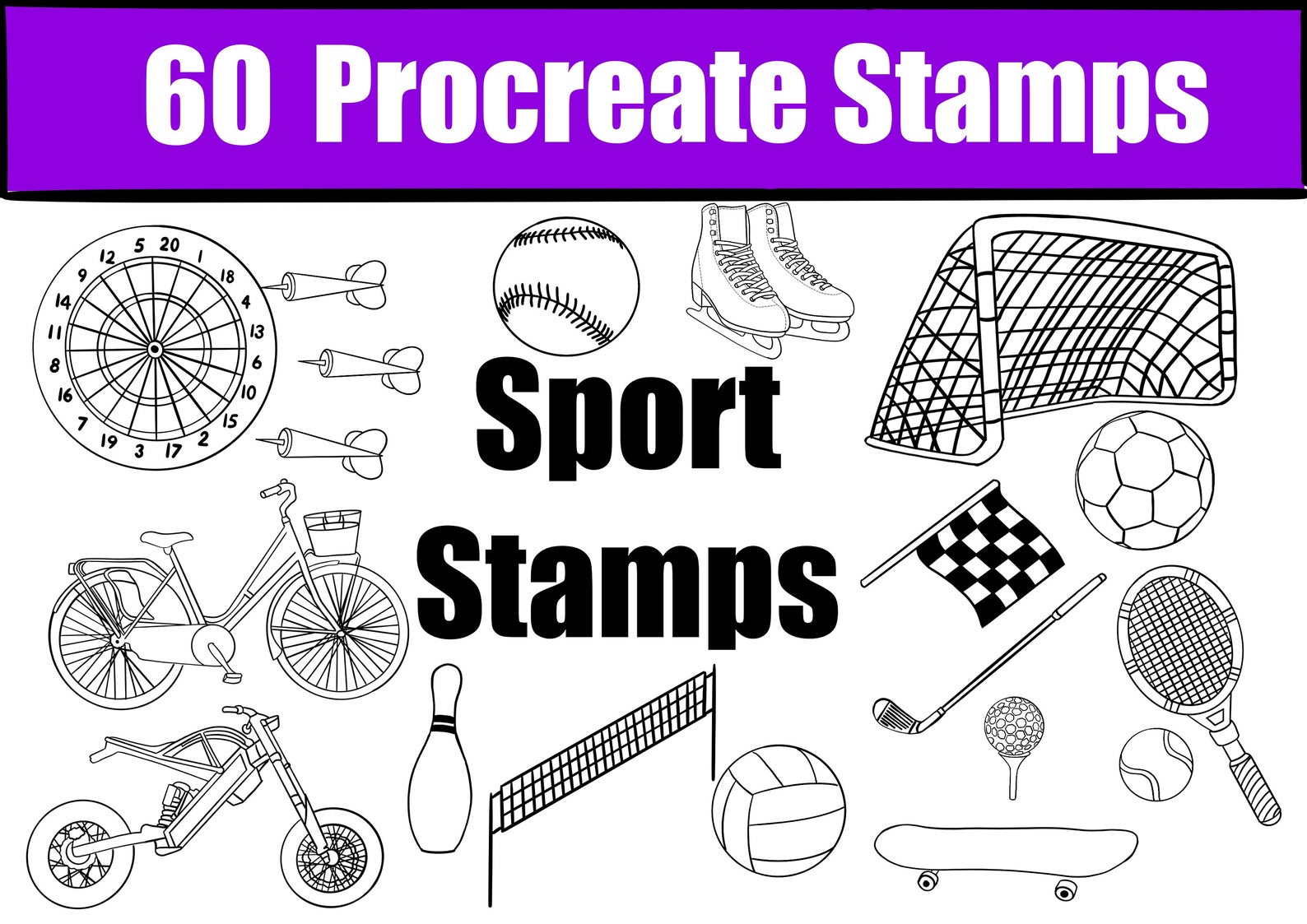 Sport Stamp Brushes