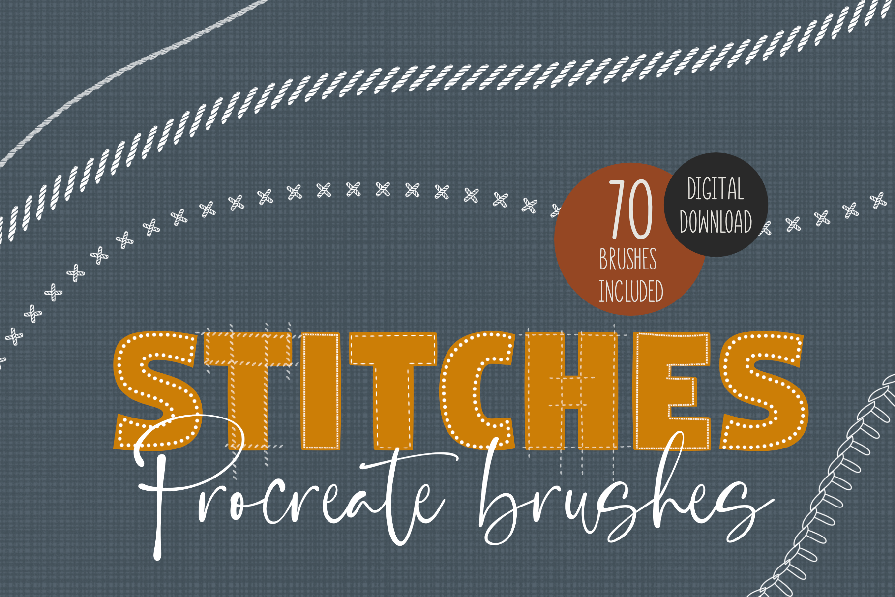 70 Stitches Procreate Brushes