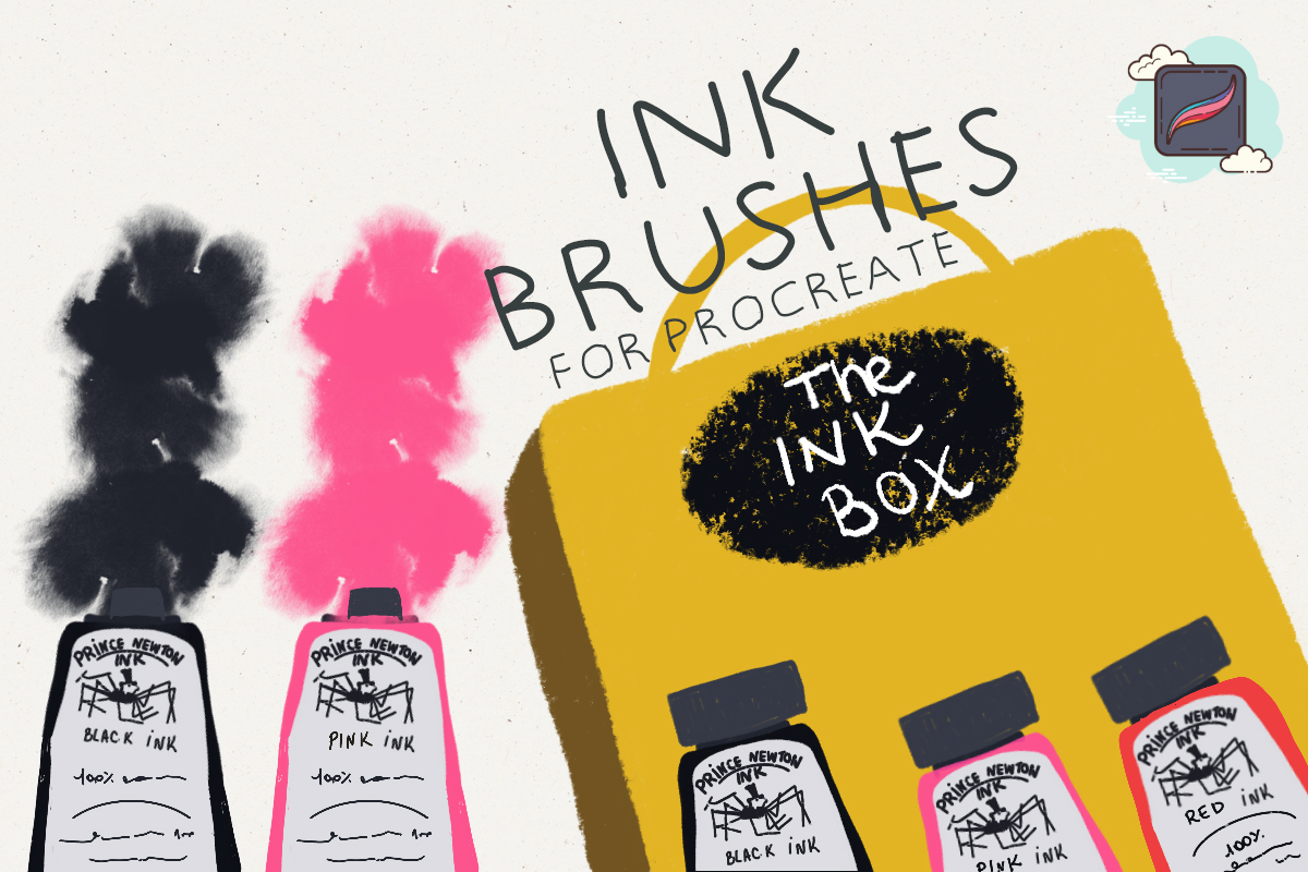 The Ink Box – 9 Brushes