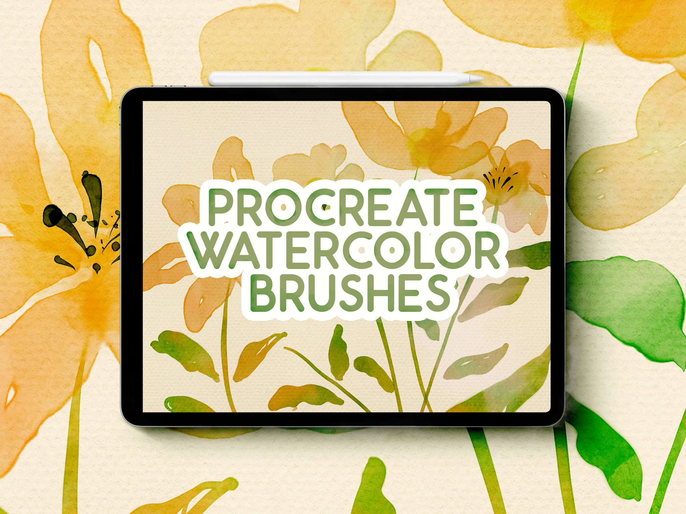 Procreate Watercolor Brushes Volume 1