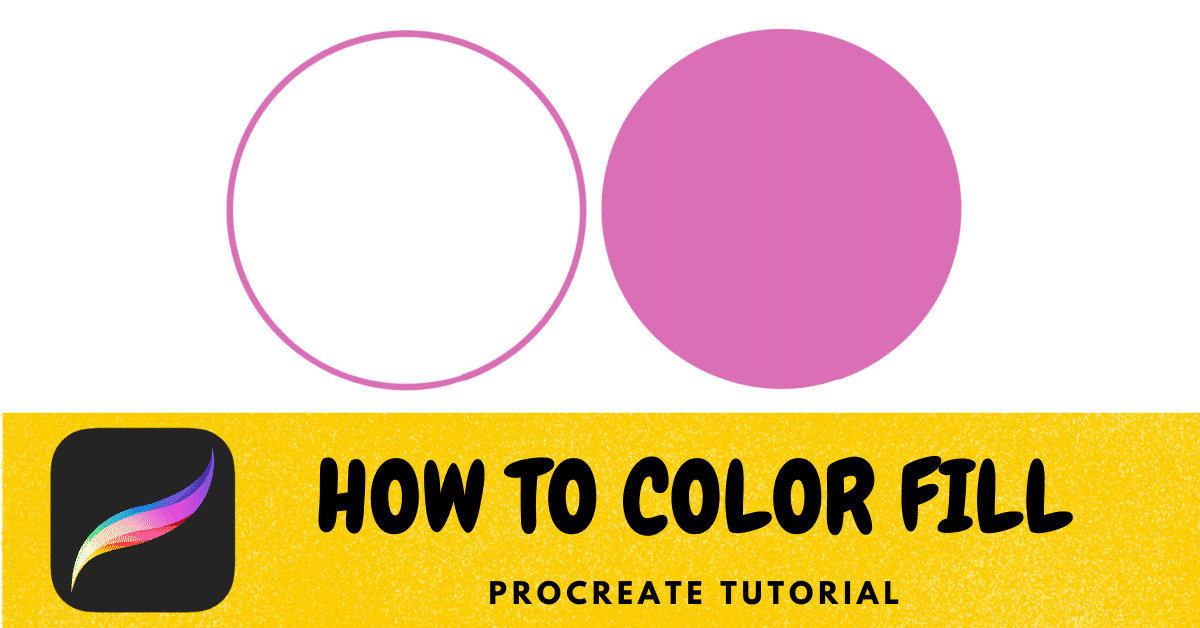 how to fill on procreate