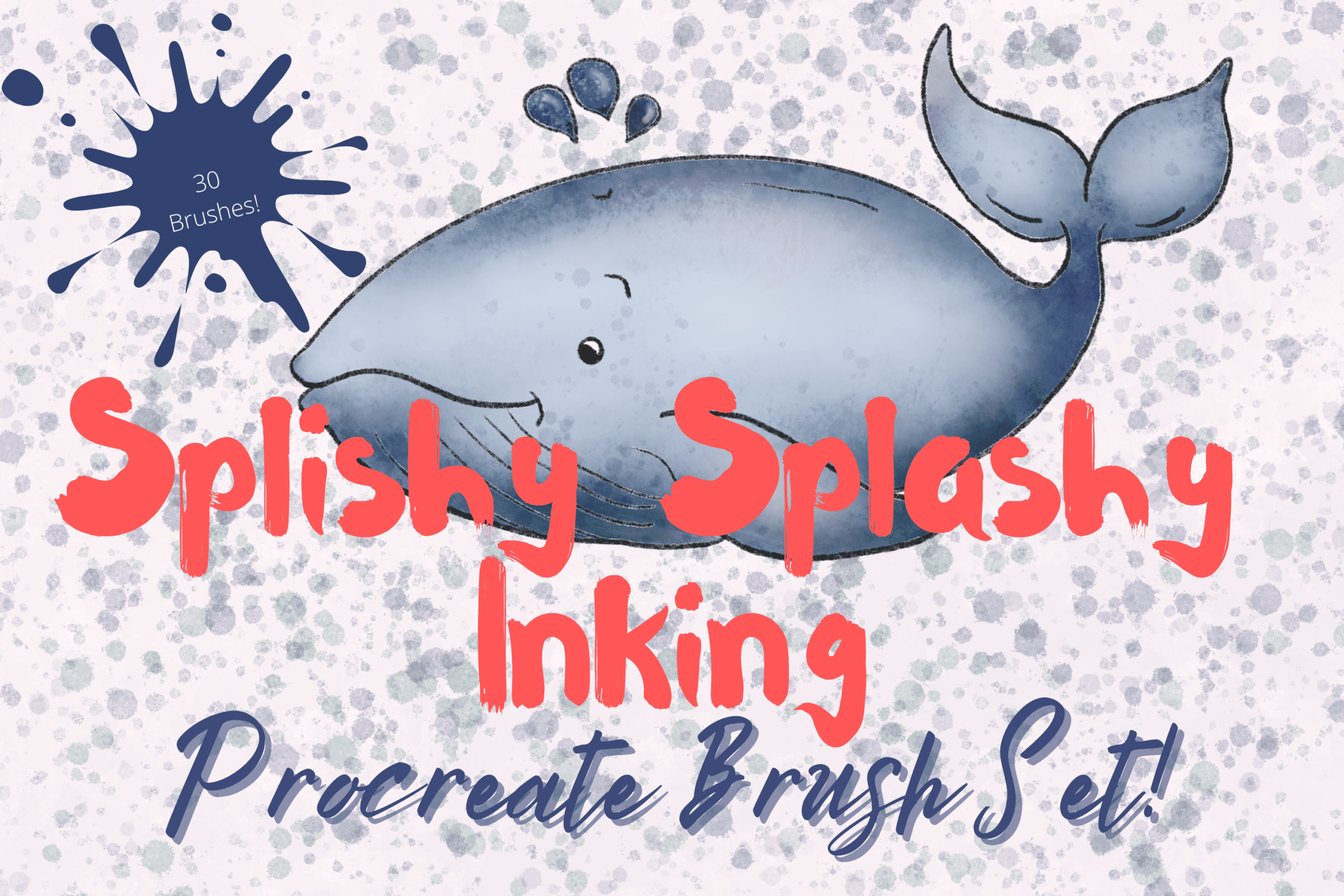 Splishy Splashy Ink Brush Set X 30