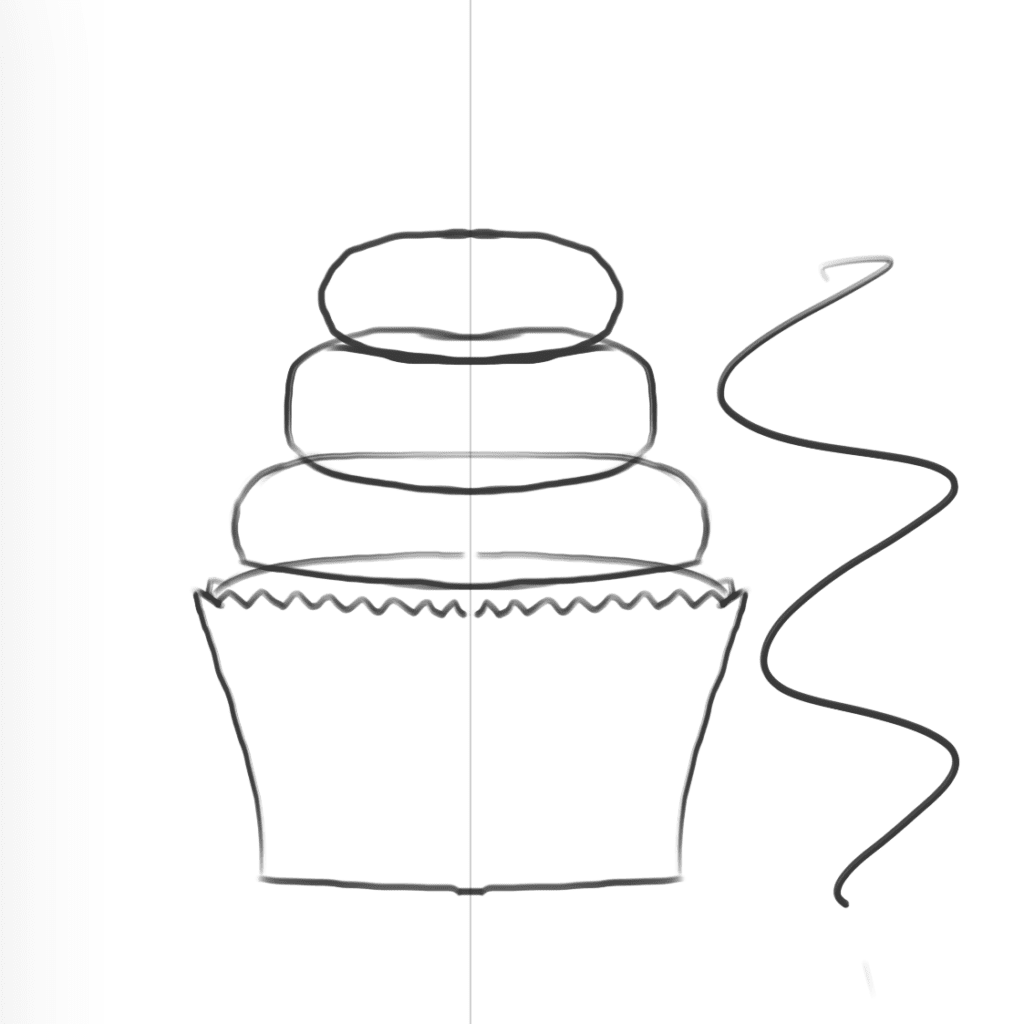 Procreate Drawing Ideas｜How to Draw a Cupcake on Ipad