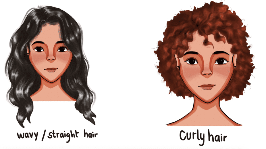 Procreate Hair Tutorial for wavy/straight and curly hair