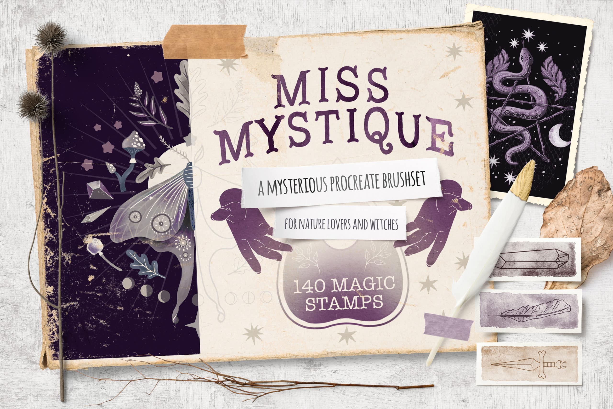 Miss Mystique – Procreate Brushset