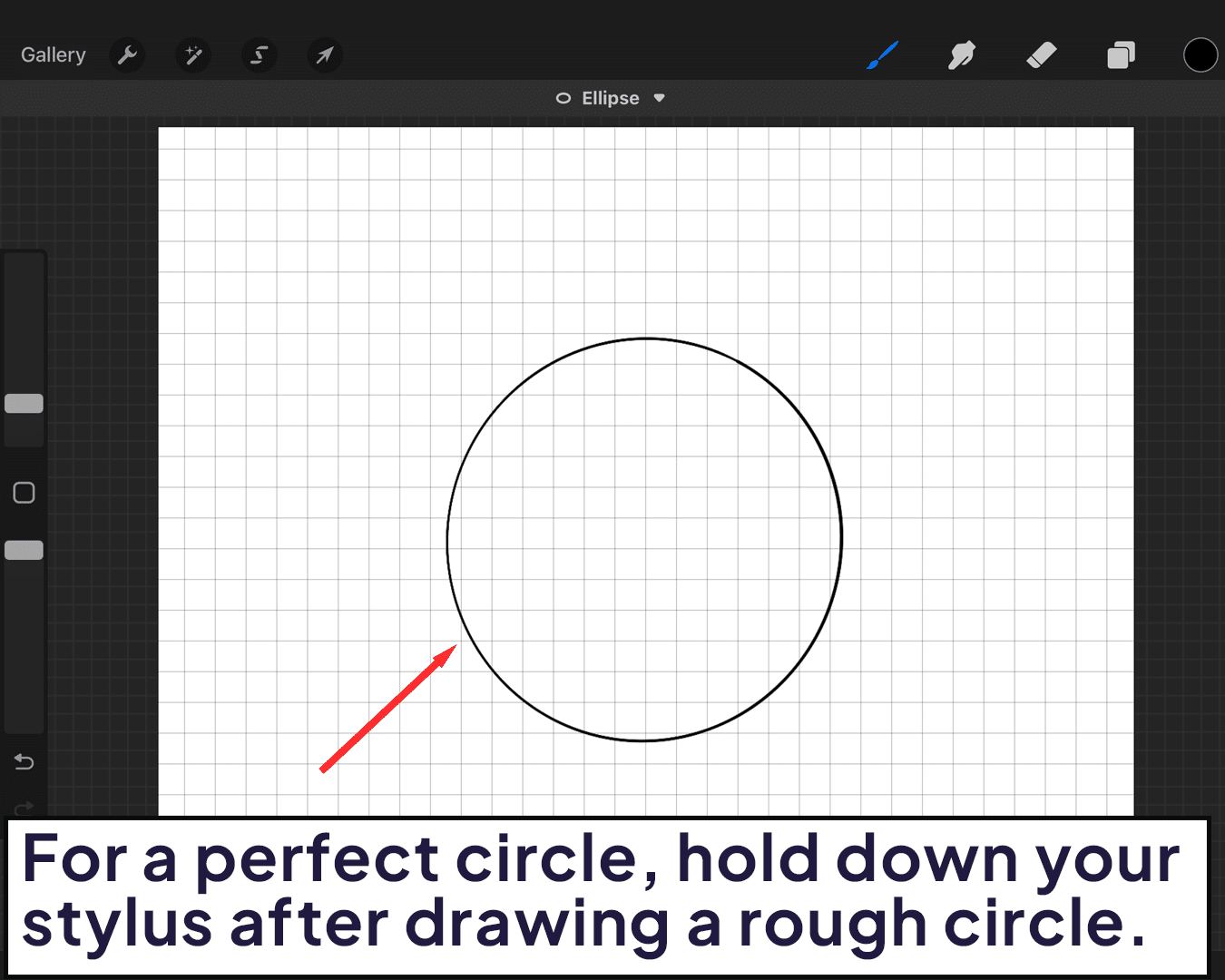 Drawing a perfect circle