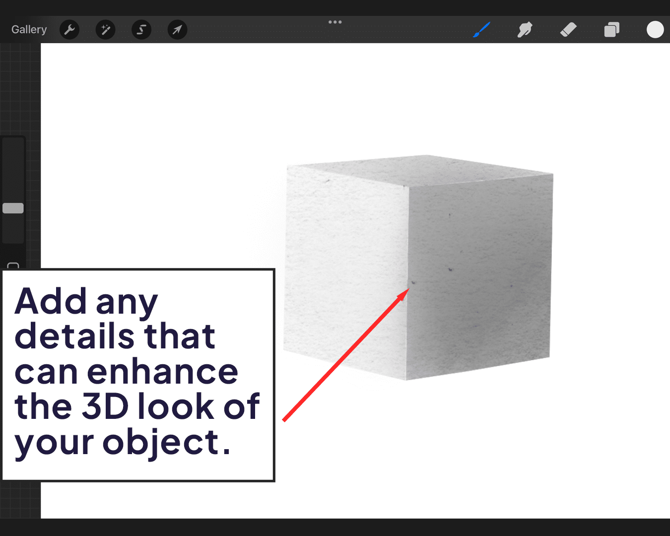 Enhance the 3D look with details