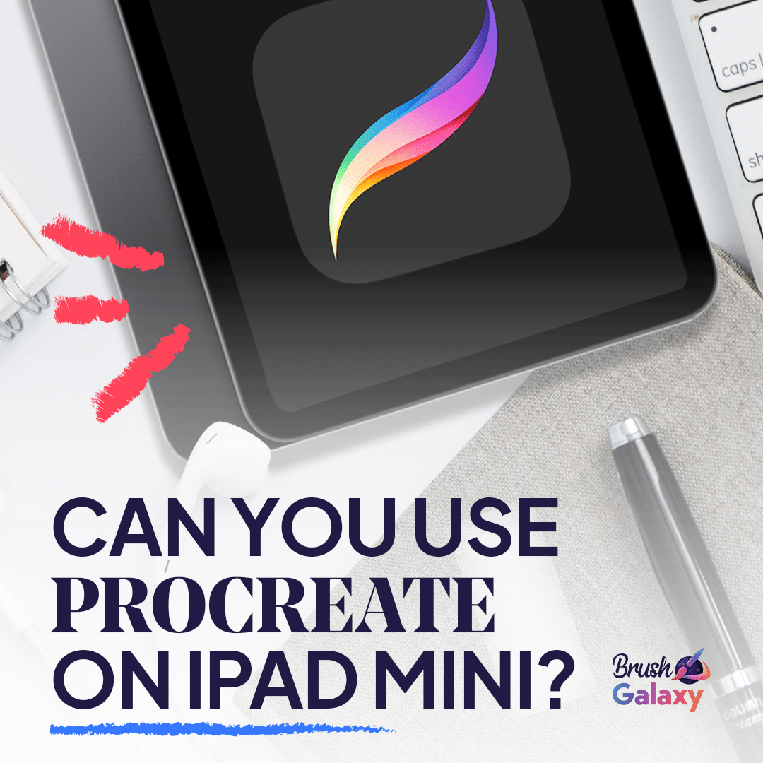 Using Procreate on iPad mini