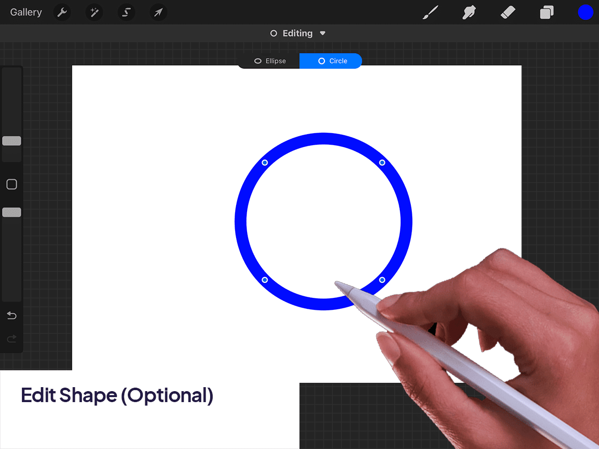 Editing shape