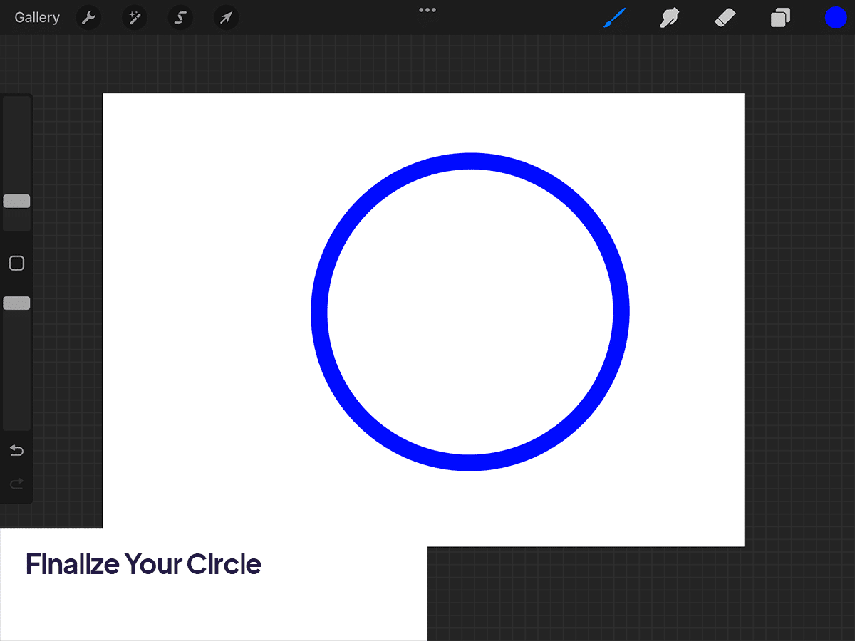 Finalizing your circle