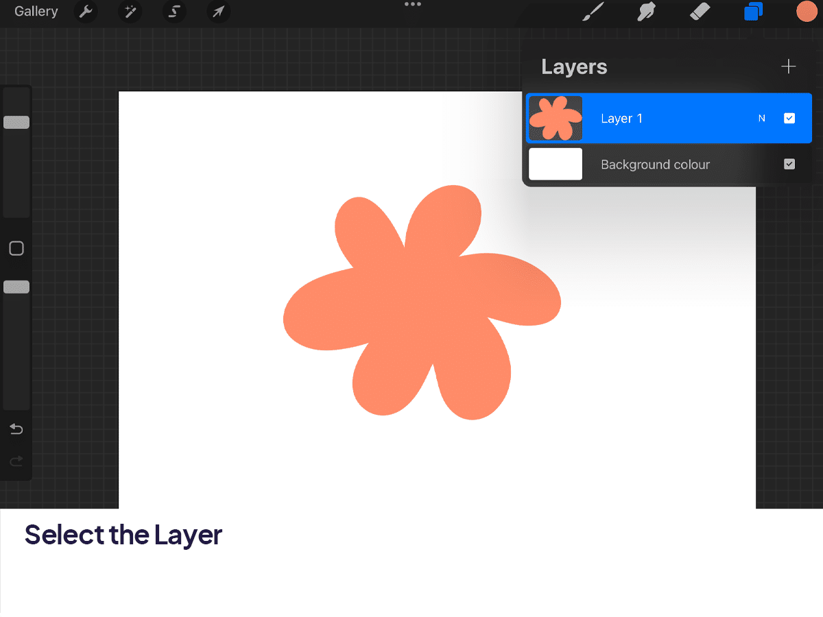Selecting the layer