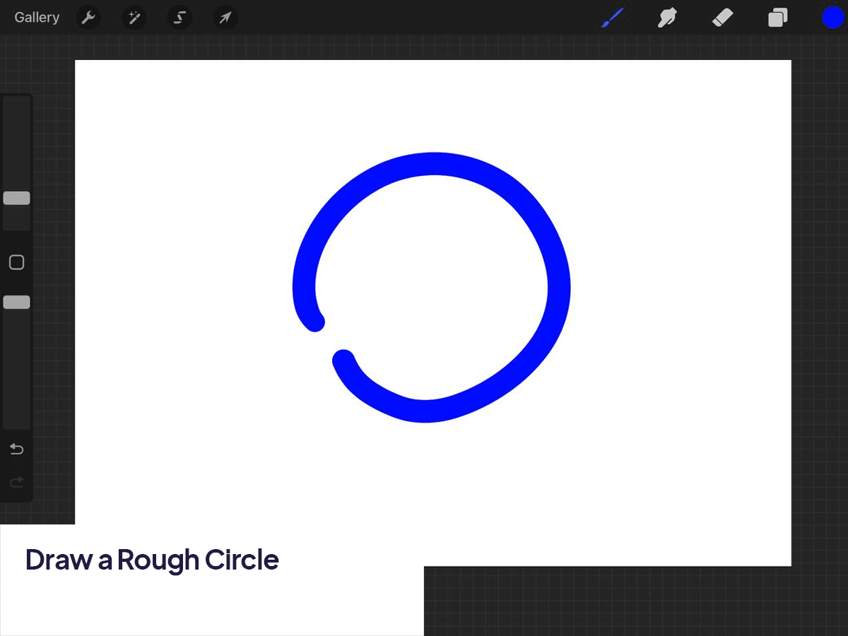 Drawing a rough circle