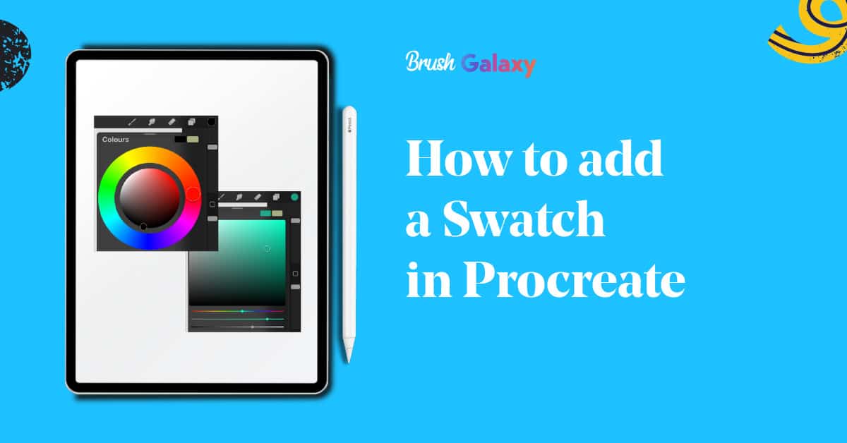 Adding a swatch in Procreate