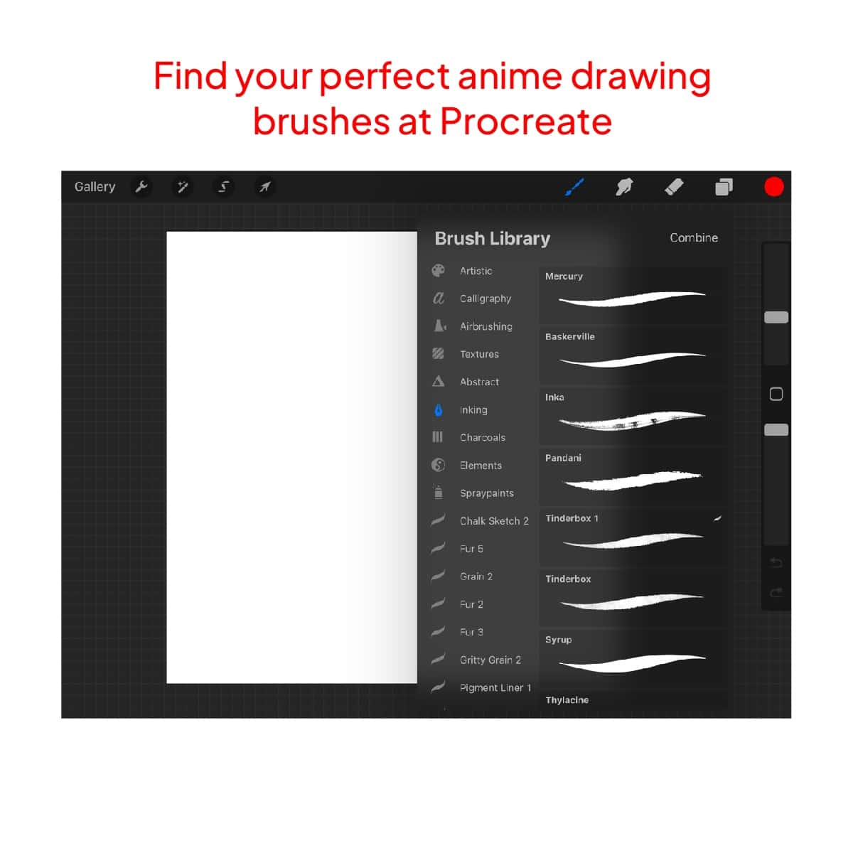 Anime drawing brushes 