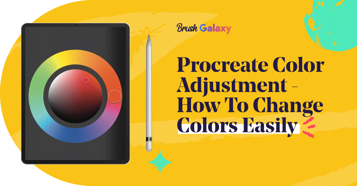 Procreate colour adjustment