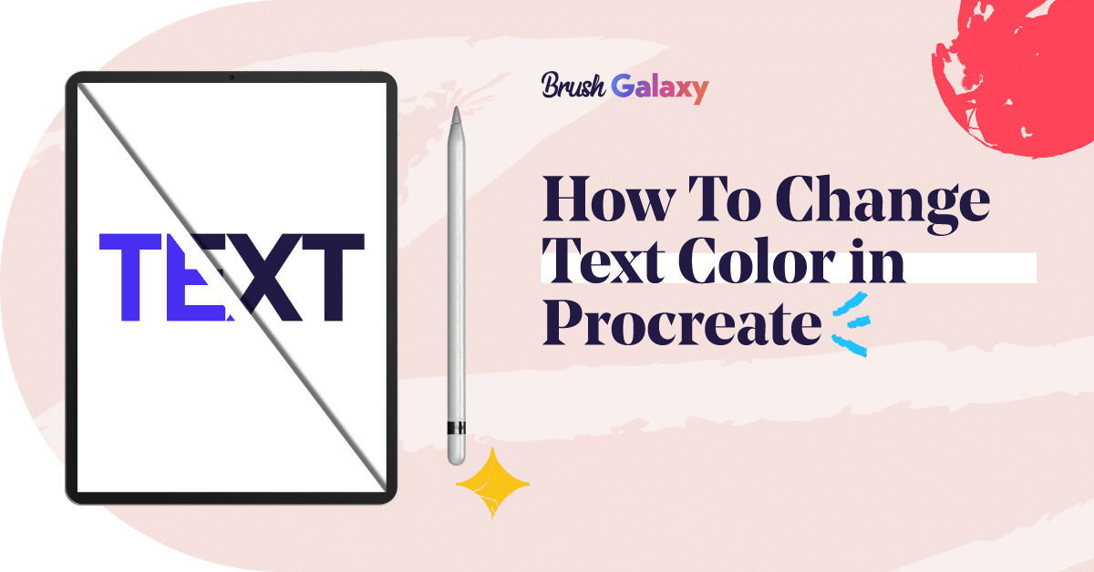 Changing text colour in Procreate