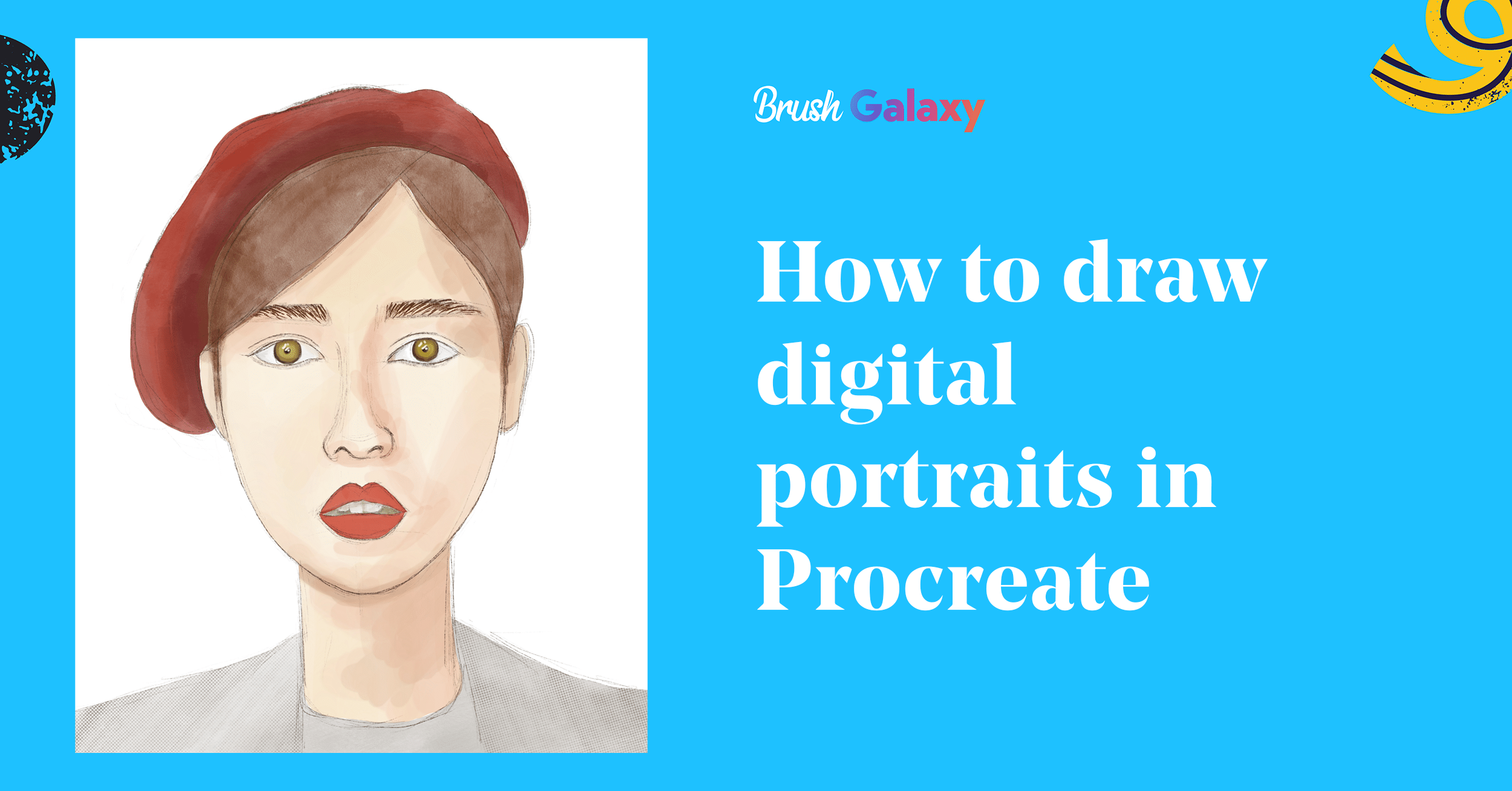 Digital portraits in Procreate