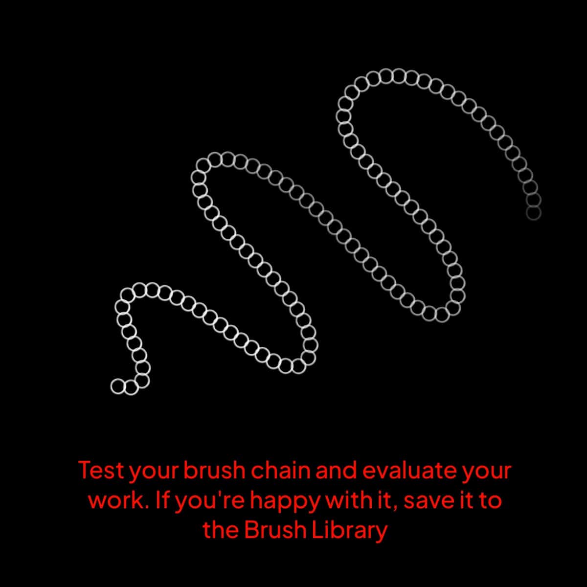 How To Make a Chain Brush In Procreate