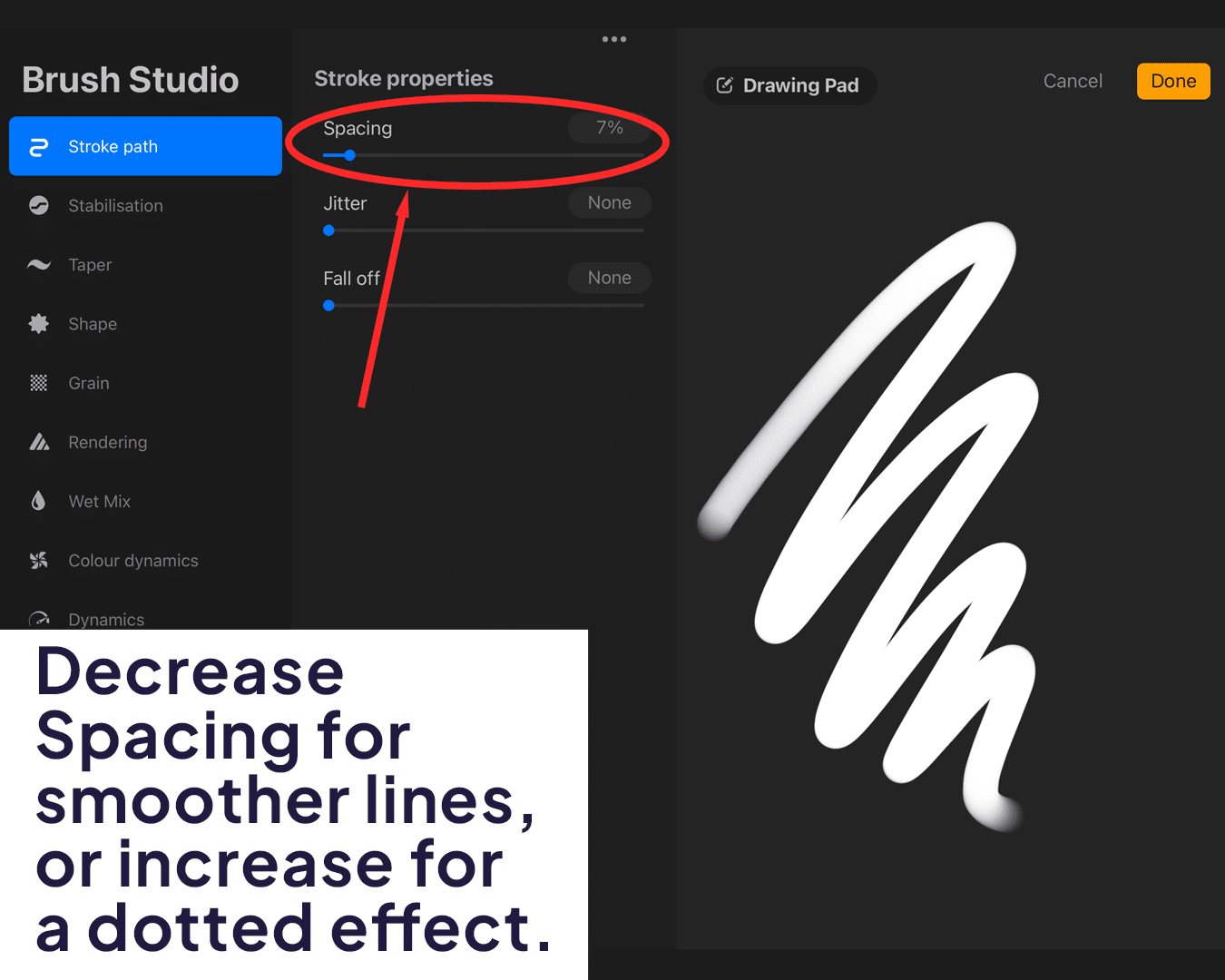 How To Make Inking Brush In Procreate?