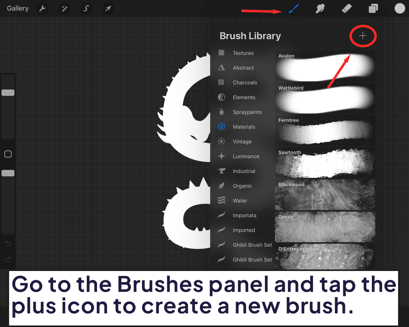 Best Way To Create Stamp Brush in Procreate