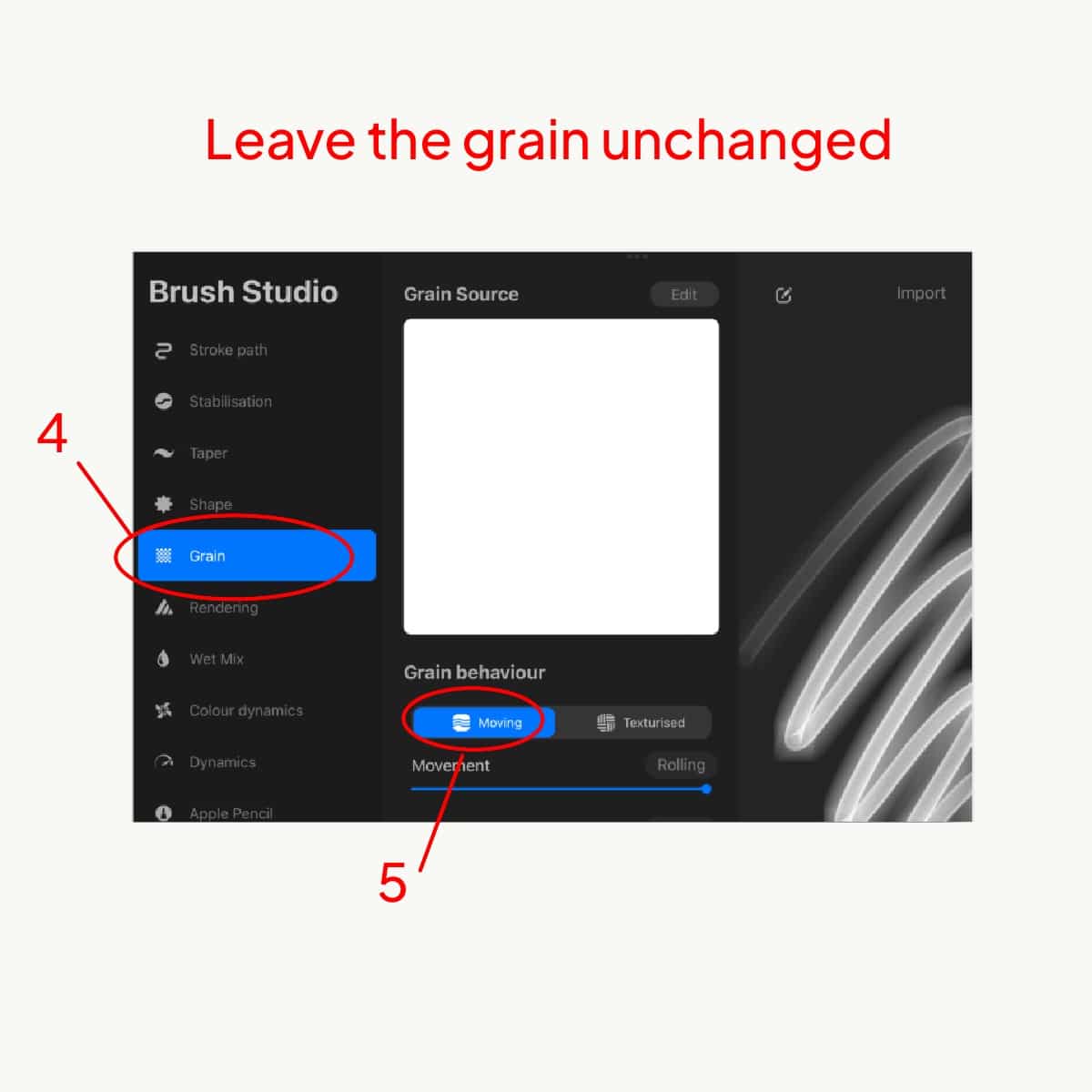 How To Make a Chain Brush In Procreate