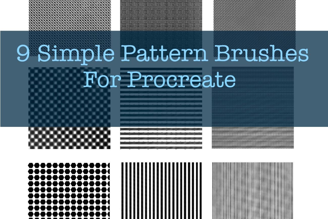 FREE!! 9 simple pattern brushes