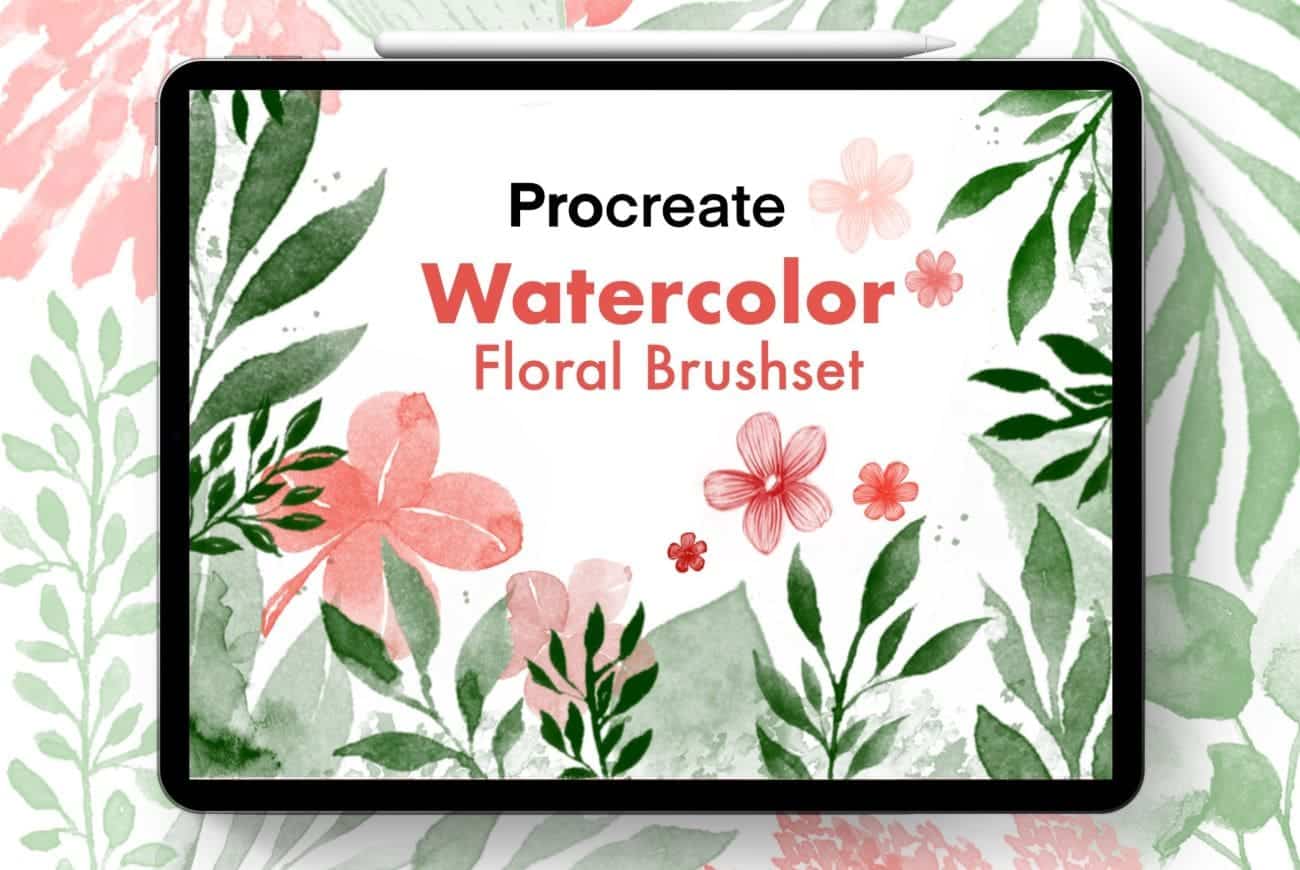 Brushset: Procreate Watercolor Florals