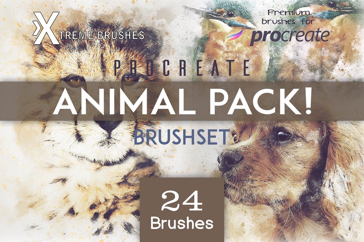 Procreate Animal Pack Brushes