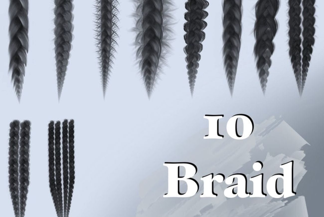10 Braid Brushes.
