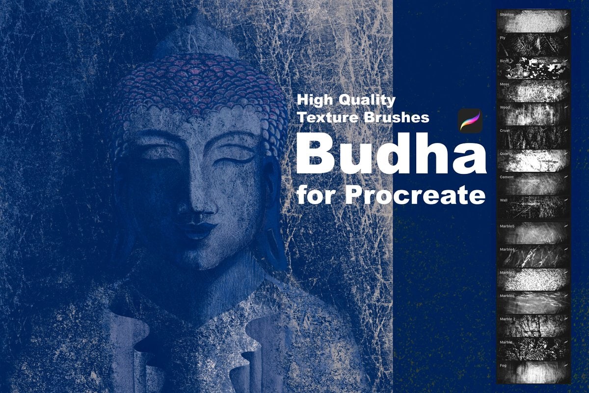 Texture Brushes. Budha