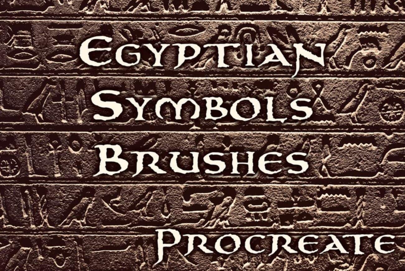Egyptian Symbols Brushes