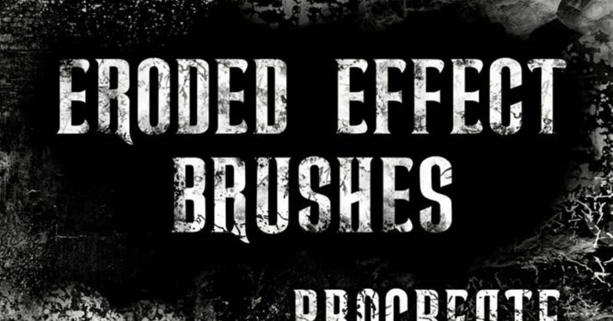 Eroded effect brushes | Brush Galaxy