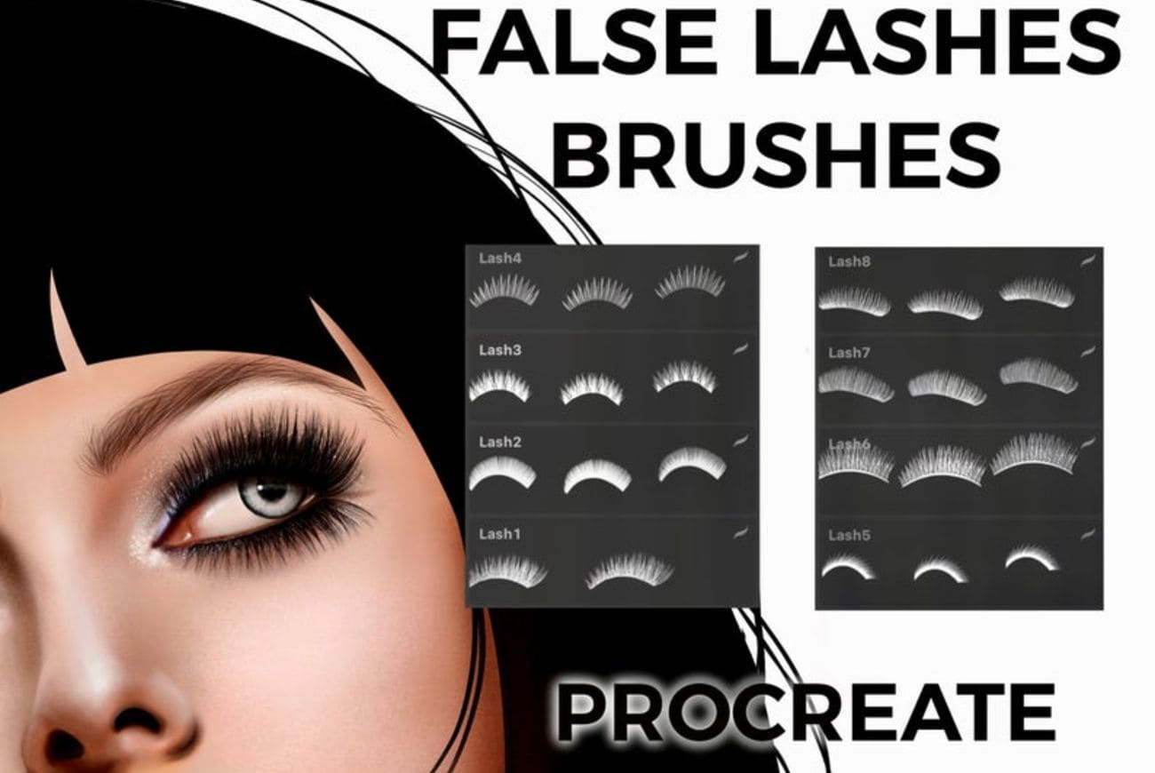 False Eyelashes Brushes