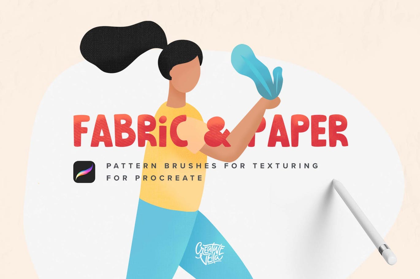 Procreate Fabric & Paper Brushes