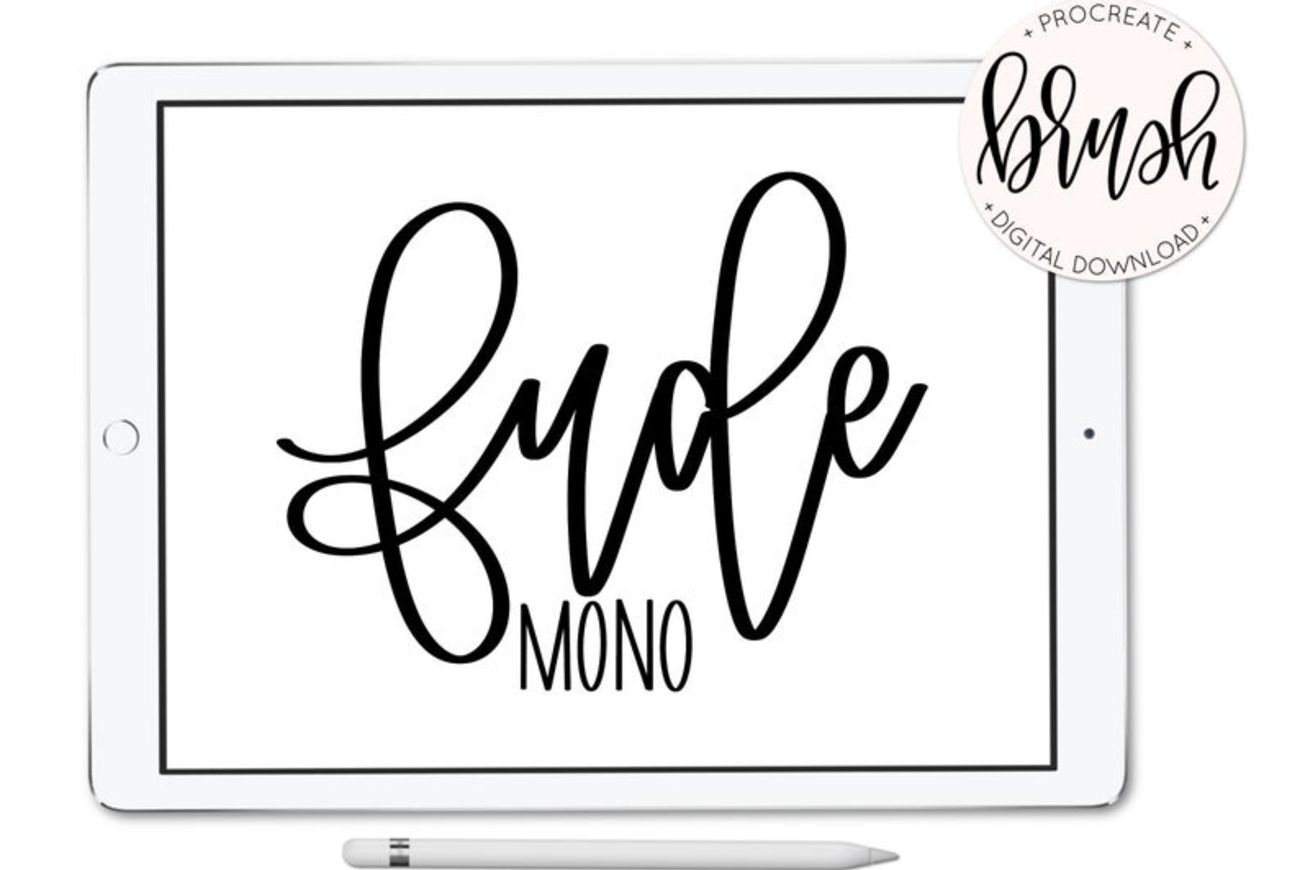 Fude Mono – Hand Lettering Brush Pair
