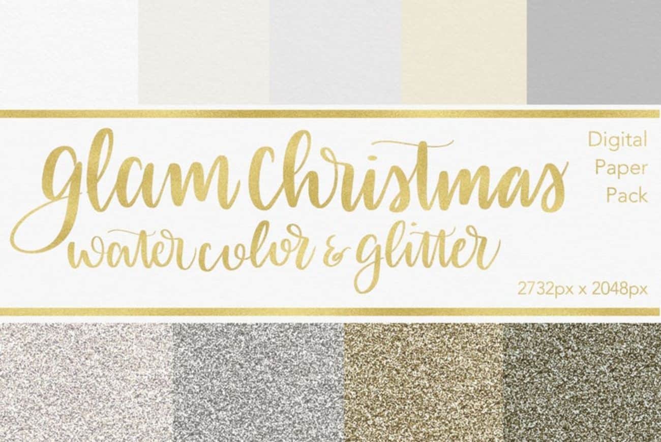 Glam Christmas – Procreate Paper