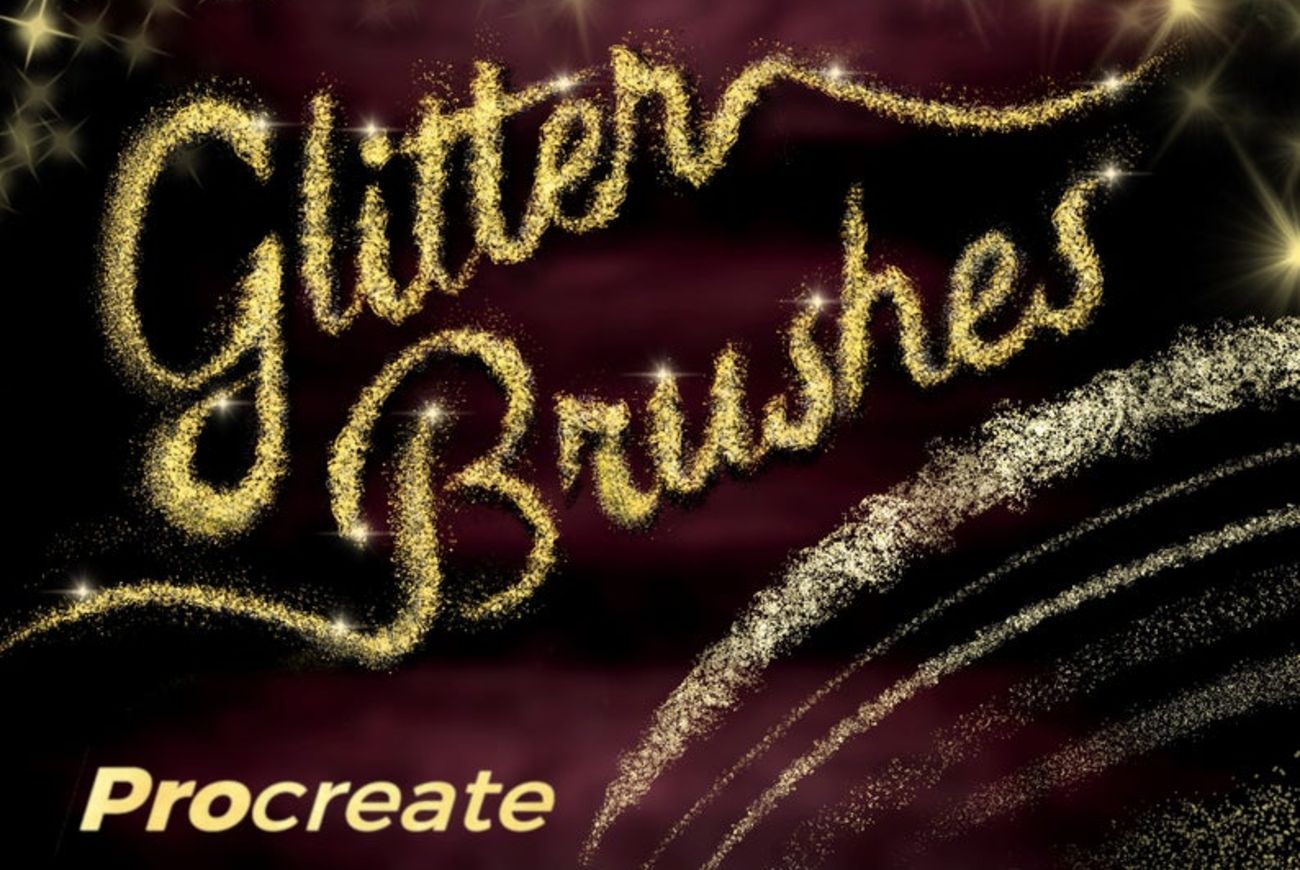 Procreate Glitter and Sparkle Brushes
