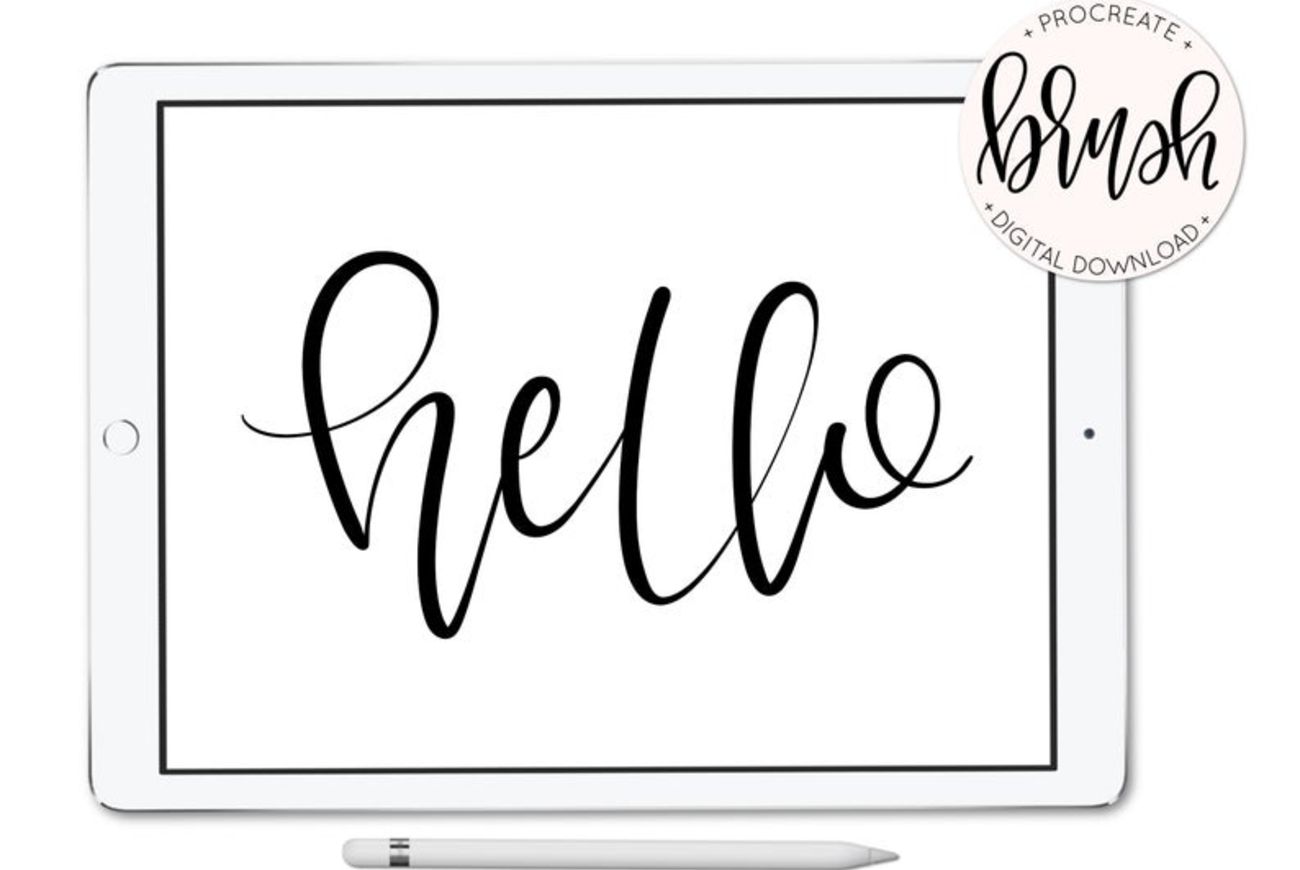 Hello – Hand Lettering Brush