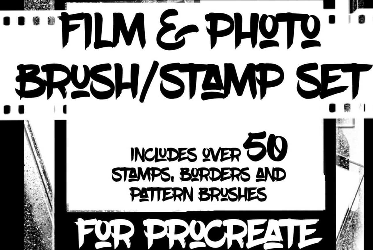 Film and Photo Brush/Stamp Set