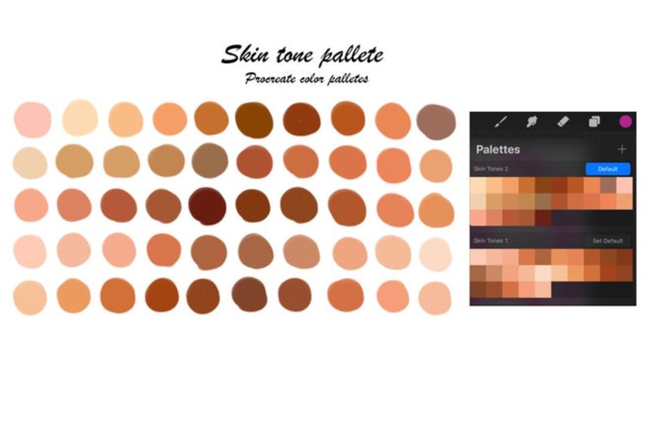 Skin Tones Palette