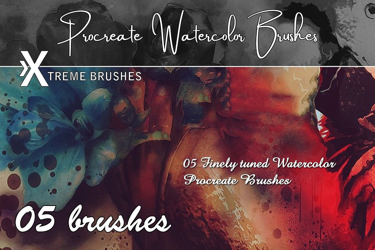05 High-Quality Watercolor Brushes