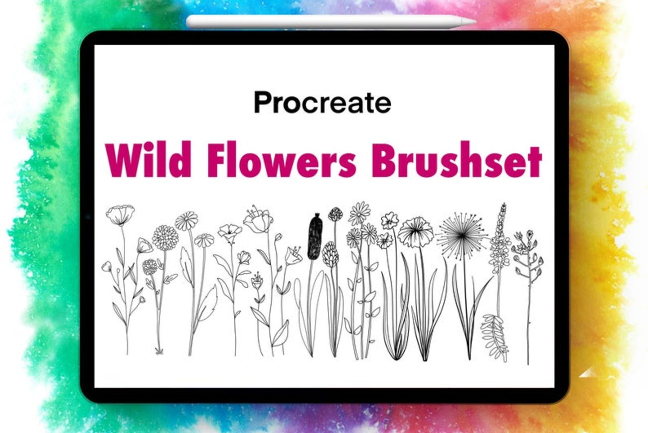 Procreate Brushset: Wild Flowers