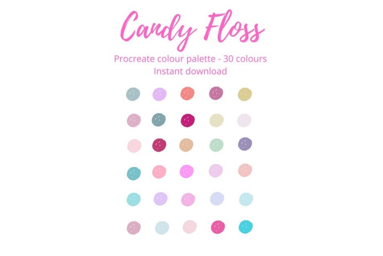Candy Floss – Colour Swatch