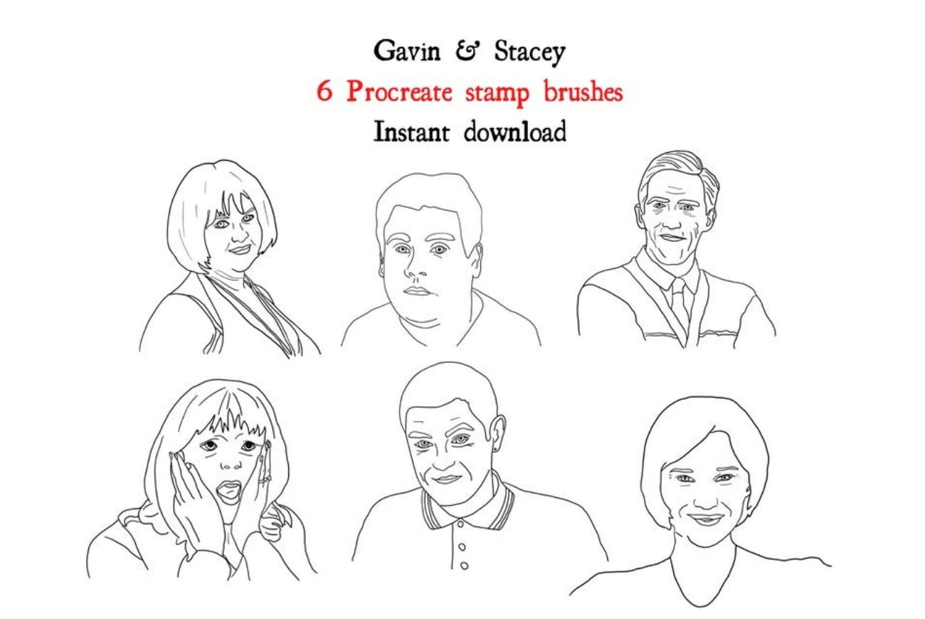 GAVIN AND STACEY – Stamp Brushes